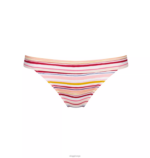 badetøy sloggi shore candy basslet brasiliansk bikinibukse kvinner gul - lys kombinasjon DR662535