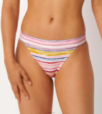 badetøy sloggi shore candy basslet brasiliansk bikinibukse kvinner gul - lys kombinasjon DR662535 - Image 3