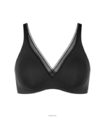 BHer | sloggi body adapt vri vattert BH kvinner svart DR662495