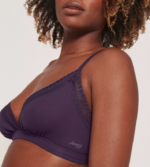 BHer | sloggi gå ribbet bralette kvinner blåbær DR662266 - Image 5