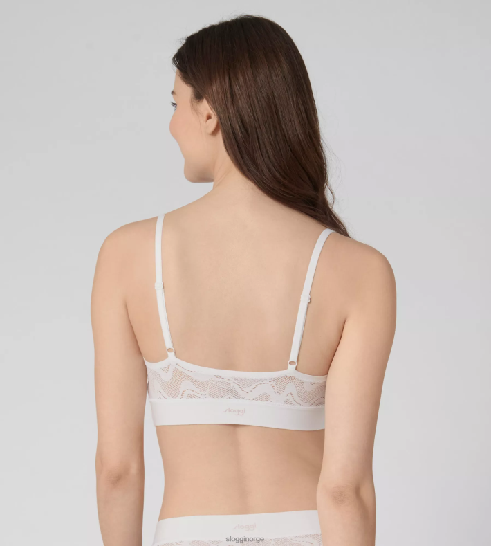 BHer | sloggi go allround polstret BH med blonder kvinner hvit DR662496 - Image 4