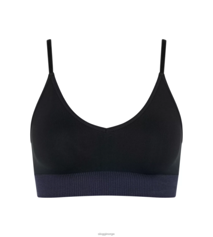 BHer | sloggi noen gang infundert aloe bralette kvinner svart DR662264