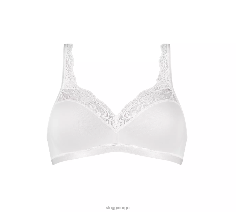 bher_sloggi_romantikk_bralette_kvinner_hvit_dr662200.png BHer | sloggi romantikk bralette kvinner hvit DR662200 - Image 1