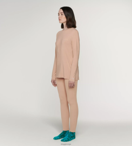 loungewear | 032C X sloggi langermet topp kvinner ny beige DR662555