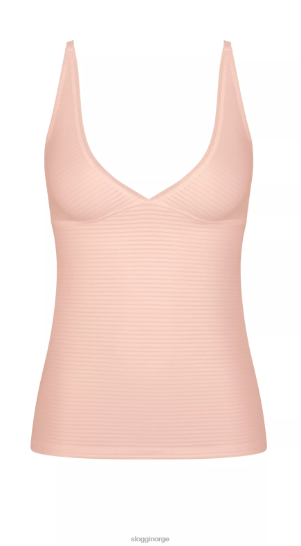 loungewear | sloggi alltid fersk tank topp kvinner v s terrakotta DR662686 - Image 1