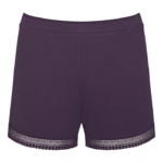 loungewear | sloggi gå ribbet shorts kvinner blåbær DR662204