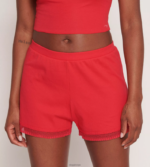 loungewear | sloggi gå ribbet shorts kvinner campari DR662217 - Image 2