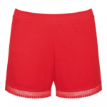 loungewear | sloggi gå ribbet shorts kvinner campari DR662217