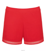 loungewear | sloggi gå ribbet shorts kvinner campari DR662217