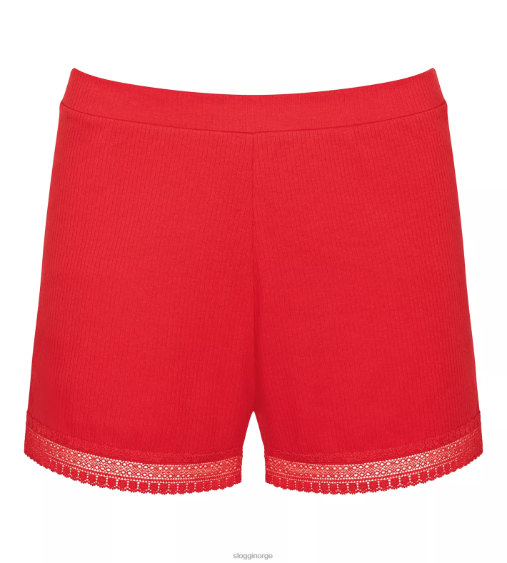 loungewear_sloggi_ga_ribbet_shorts_kvinner_campari_dr662217.png loungewear | sloggi gå ribbet shorts kvinner campari DR662217 - Image 1