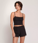 loungewear | sloggi gå ribbet shorts kvinner svart DR662592 - Image 4