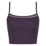 loungewear | sloggi go ribbet topp med spaghettistropper kvinner blåbær DR662133