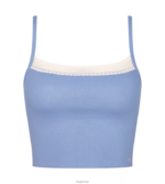 loungewear | sloggi go ribbet topp med spaghettistropper kvinner fabelaktig DR662110
