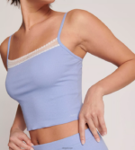 loungewear | sloggi go ribbet topp med spaghettistropper kvinner fabelaktig DR662110 - Image 5