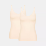 loungewear | sloggi go topp med spaghetti stropper kvinner ferskt pulver DR662500