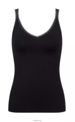 loungewear | sloggi go topp med spaghetti stropper kvinner svart DR662463 - Image 2