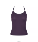 loungewear | sloggi myk tilpasset topp med spaghettistropper kvinner blåbær DR662438 - Image 2