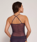 loungewear | sloggi myk tilpasset topp med spaghettistropper kvinner blåbær DR662438 - Image 6