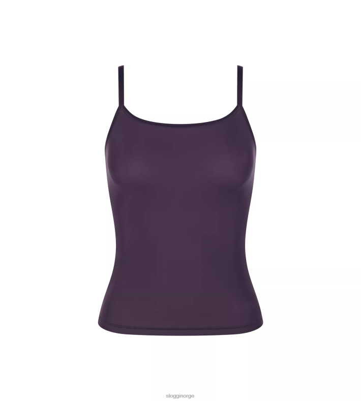 loungewear_sloggi_myk_tilpasset_topp_med_spaghettistropper_kvinner_blabaer_dr662438.png loungewear | sloggi myk tilpasset topp med spaghettistropper kvinner blåbær DR662438 - Image 1