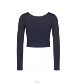 loungewear | sloggi noensinne infundert aloe langermet topp kvinner svart DR662348 - Image 2