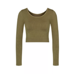 loungewear | sloggi noensinne infundert cbd langermet topp kvinner martini oliven DR662461