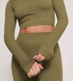 loungewear | sloggi noensinne infundert cbd langermet topp kvinner martini oliven DR662461 - Image 6