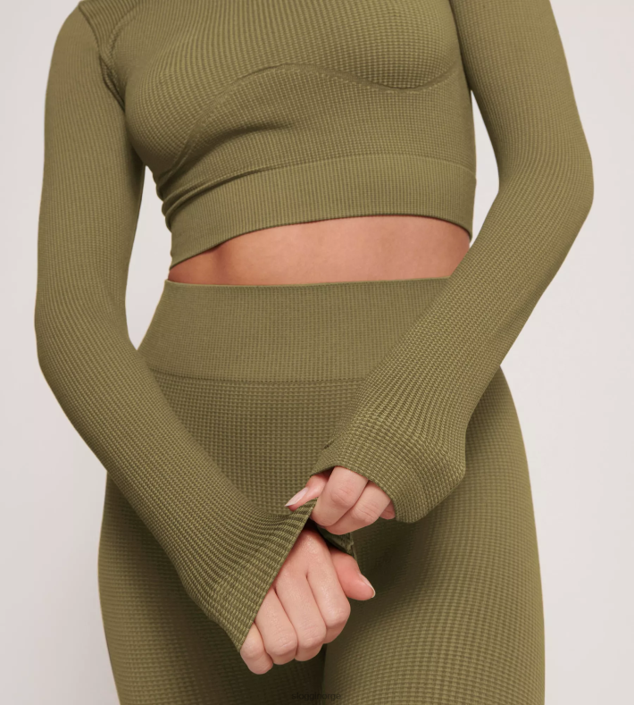 loungewear | sloggi noensinne infundert cbd langermet topp kvinner martini oliven DR662461 - Image 6