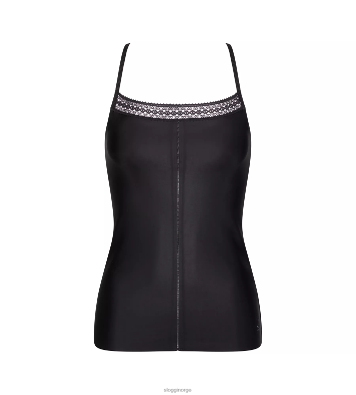 loungewear_sloggi_s_subtil_topp_med_spaghettistropper_kvinner_svart_dr662660.png loungewear | sloggi s subtil topp med spaghettistropper kvinner svart DR662660 - Image 1