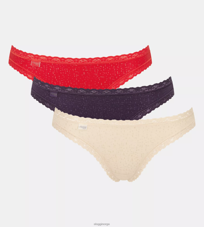 truser_sloggi_24_7_brasilianske_underbukser_kvinner_flerfarget_dr662442.png truser | sloggi 24/7 brasilianske underbukser kvinner flerfarget DR662442 - Image 1