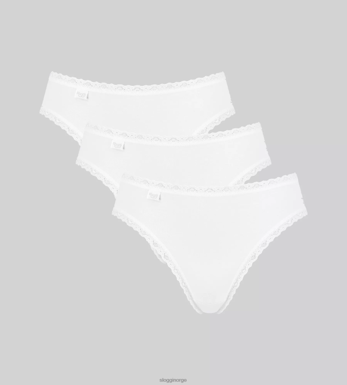 truser_sloggi_24_7_tai_truser_med_blonder_i_bomull_kvinner_hvit_dr662356.png truser | sloggi 24/7 tai truser med blonder i bomull kvinner hvit DR662356 - Image 1
