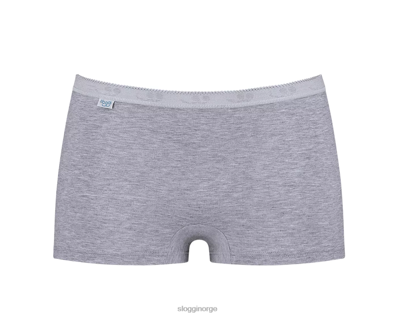 truser_sloggi_basic_korte_truser_kvinner_gra_kombinasjon_dr662157.png truser | sloggi basic+ korte truser kvinner grå kombinasjon DR662157 - Image 1