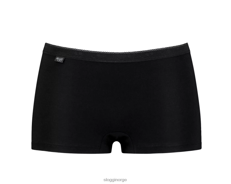 truser_sloggi_basic_korte_truser_kvinner_svart_dr662198.png truser | sloggi basic+ korte truser kvinner svart DR662198 - Image 1