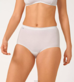 truser | sloggi basic+ maxi truser kvinner hvit DR662226 - Image 2