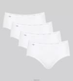 truser | sloggi basic+ midi truser kvinner hvit DR662236