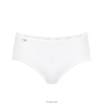 truser | sloggi basic+ midi truser kvinner hvit DR662553