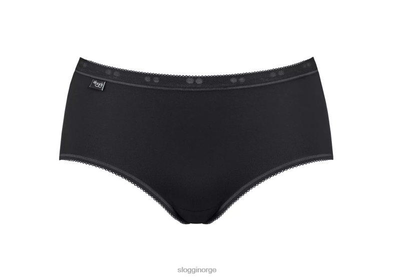 truser_sloggi_basic_midi_truser_kvinner_svart_dr662479.png truser | sloggi basic+ midi truser kvinner svart DR662479 - Image 1