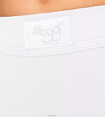 truser | sloggi dobbel komfort tai truse kvinner hvit DR662308 - Image 5