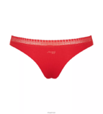 truser | sloggi gå ribbet brasilianske truser kvinner campari DR662116 - Image 3