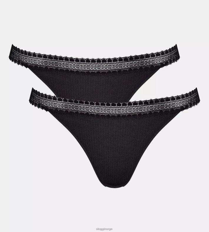 truser_sloggi_ga_ribbet_brasilianske_truser_kvinner_svart_dr662452.png truser | sloggi gå ribbet brasilianske truser kvinner svart DR662452 - Image 1