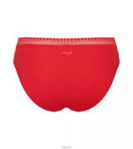 truser | sloggi gå ribbet tai truser kvinner campari DR662328 - Image 3