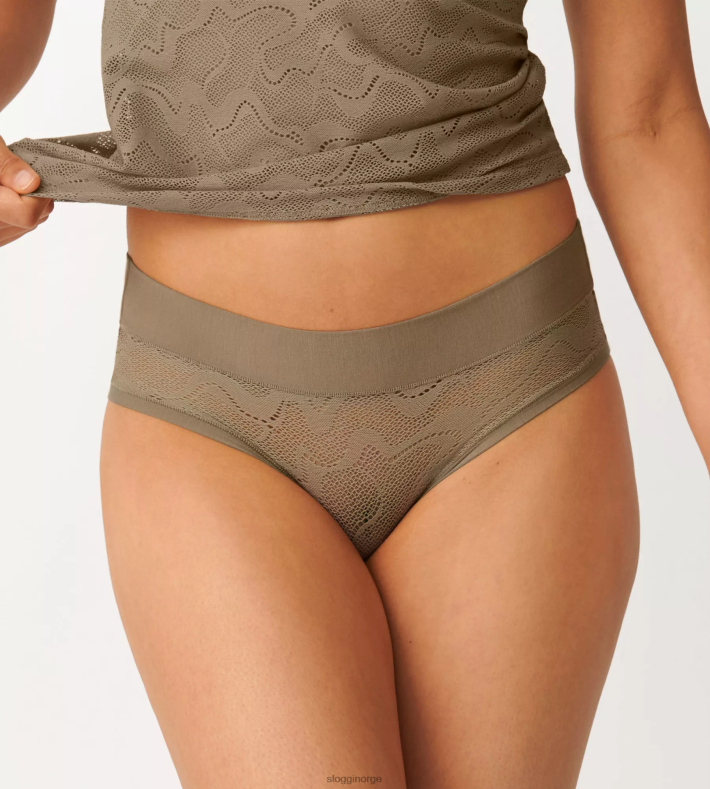 truser | sloggi go allround hipster truser med blonder kvinner blygrå DR662589 - Image 3