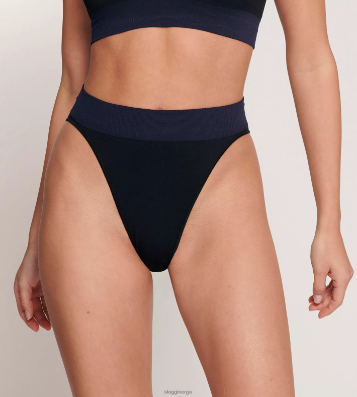 truser | sloggi noen gang infundert aloe highleg truser kvinner svart DR662402 - Image 3