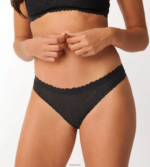 truser | sloggi null følelse brasilianske trusser med blonder kvinner svart DR66287 - Image 3