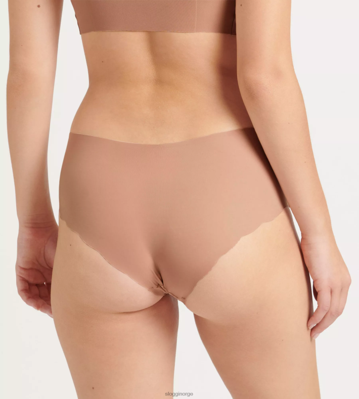 truser | sloggi null mikrofiber kort truse kvinner cameo brun DR662147 - Image 4