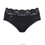 truser | sloggi romantikk midi truser kvinner svart DR662319