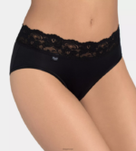 truser | sloggi romantikk midi truser kvinner svart DR662319 - Image 3