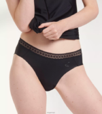 truser | sloggi s subtile høybein truser kvinner svart DR662203 - Image 3
